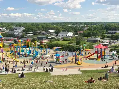 Families enjoying outdoor activities in Tampere&rsquo;s parks.