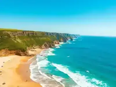 Stunning beach scene on France&rsquo;s Atlantic Coast.