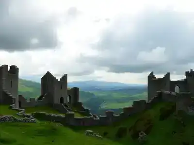 Ancient castles and fortresses in Donegal&rsquo;s green landscape.