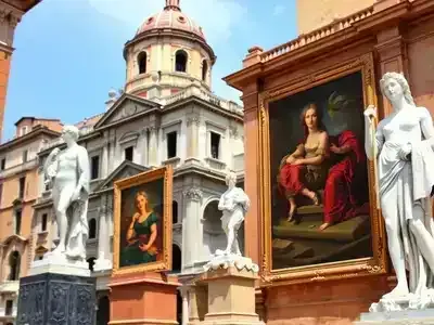 Vibrant Italian art and architecture showcasing artistic heritage.