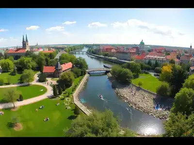 Scenic view of Wroclaw&rsquo;s outdoor recreational areas.