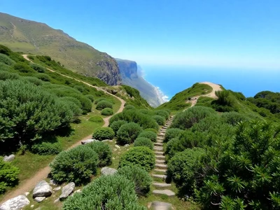 Scenic hiking trails in Portugal's picturesque landscape.