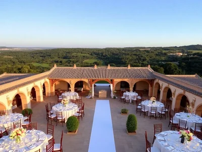 Beautiful wedding venue in Portugal with scenic views.